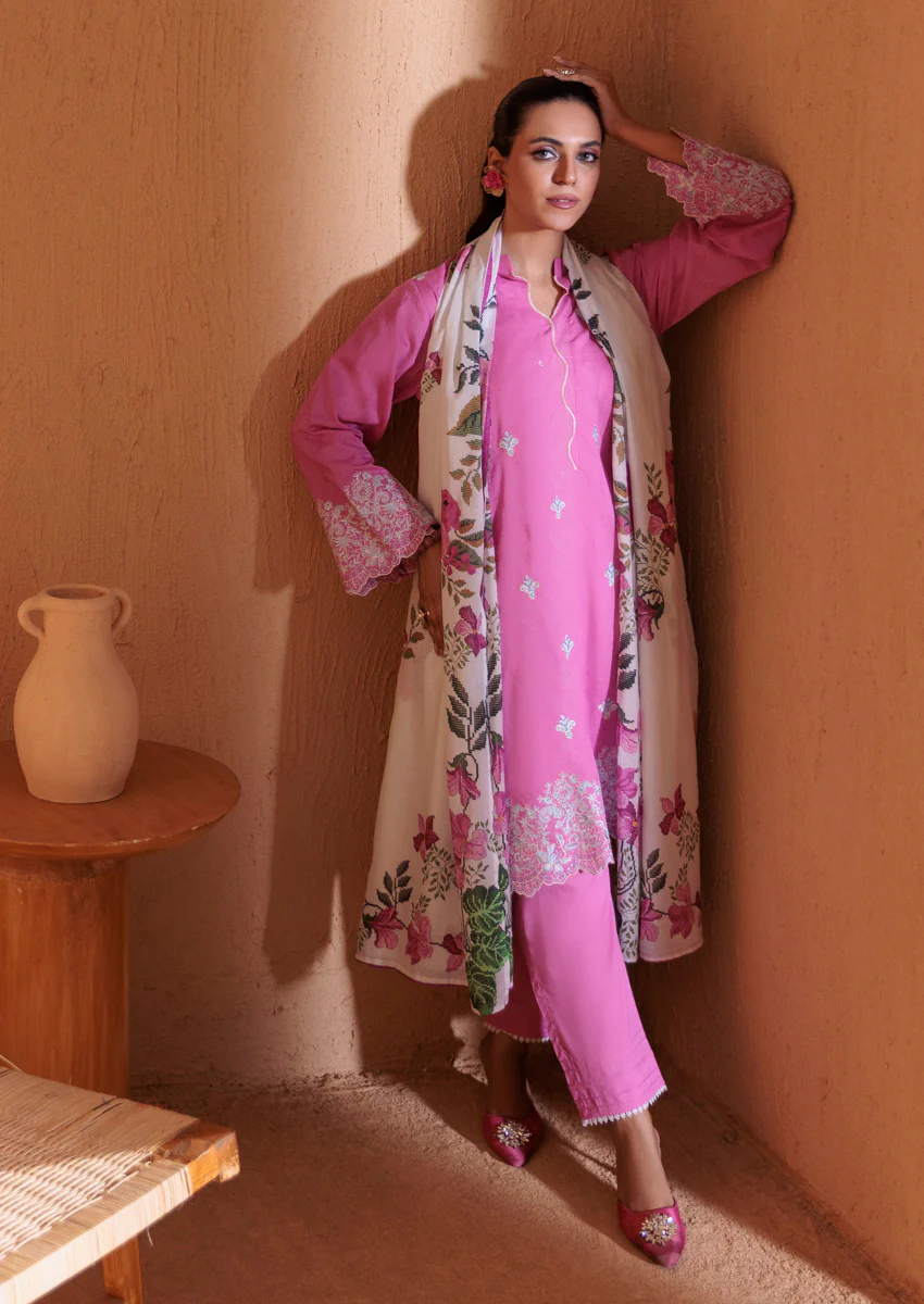 L-Pink-Jacquard-3 Piece (W25SE3030) - Image 3