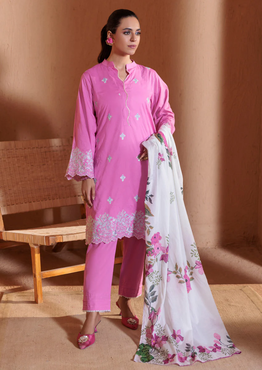 L-Pink-Jacquard-3 Piece (W25SE3030) - Image 4