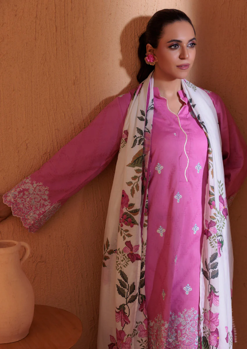L-Pink-Jacquard-3 Piece (W25SE3030) - Image 6