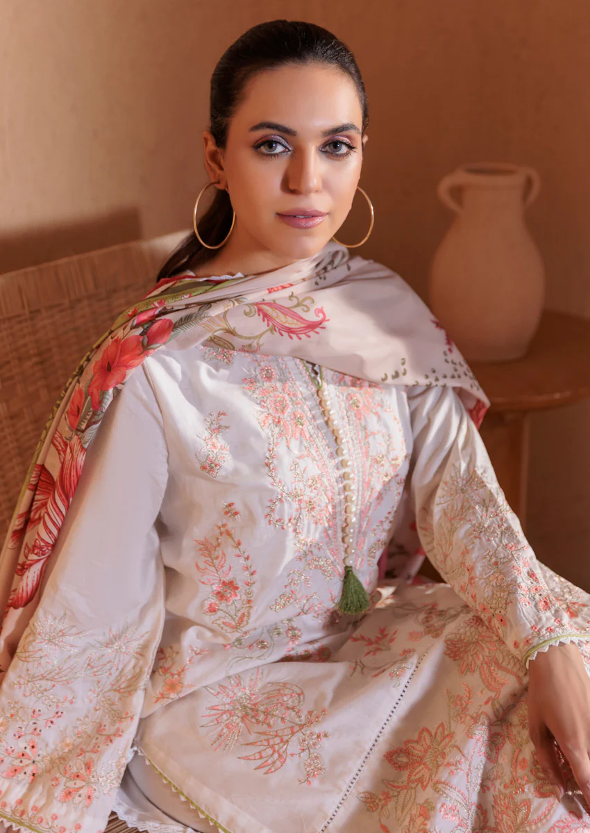White-Jacquard-3 Piece (W25SE3033) - Image 3