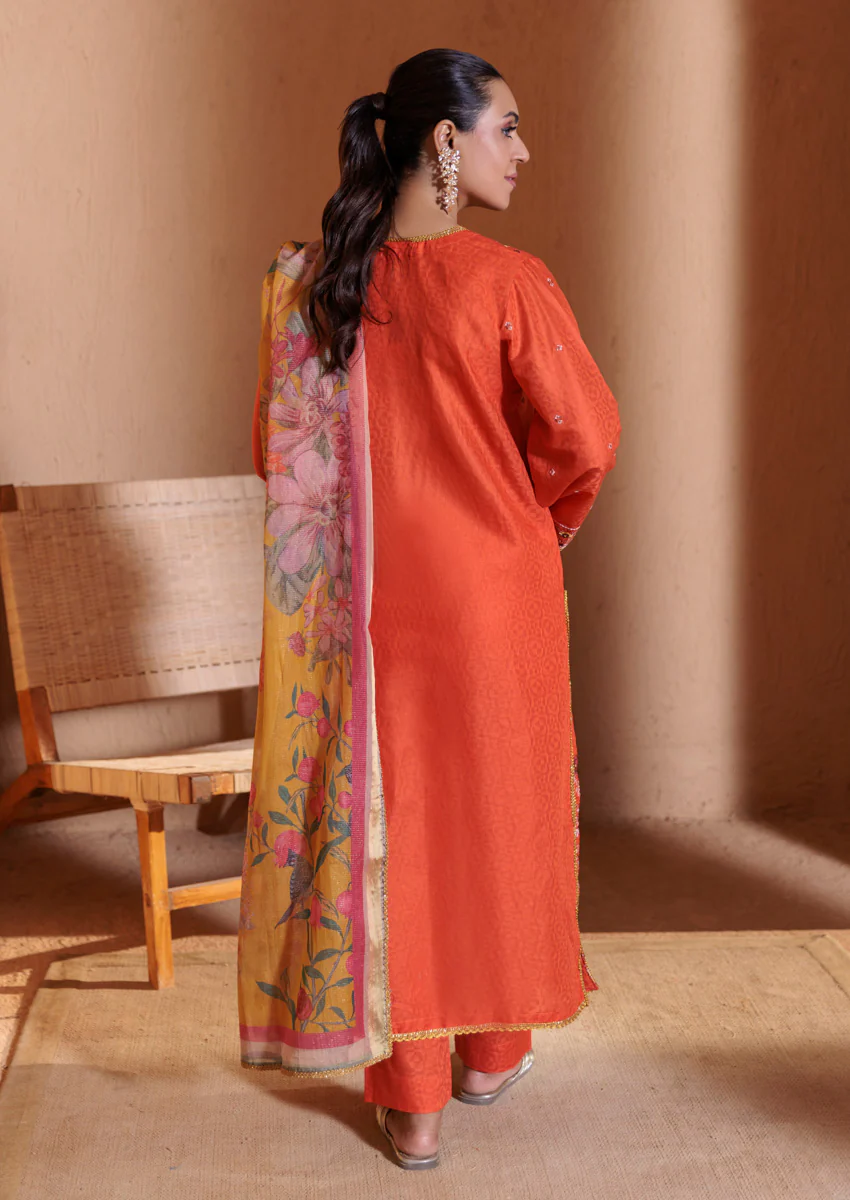 Orange-Dobby-3 Piece (W25SE3120) - Image 2