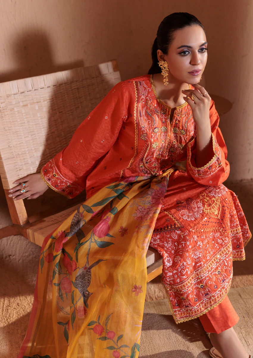 Orange-Dobby-3 Piece (W25SE3120) - Image 5