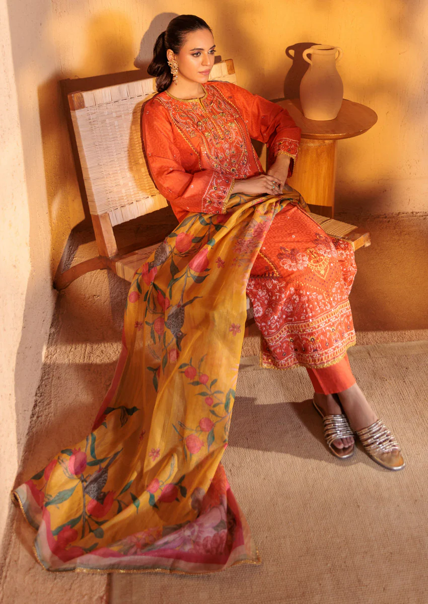 Orange-Dobby-3 Piece (W25SE3120) - Image 6