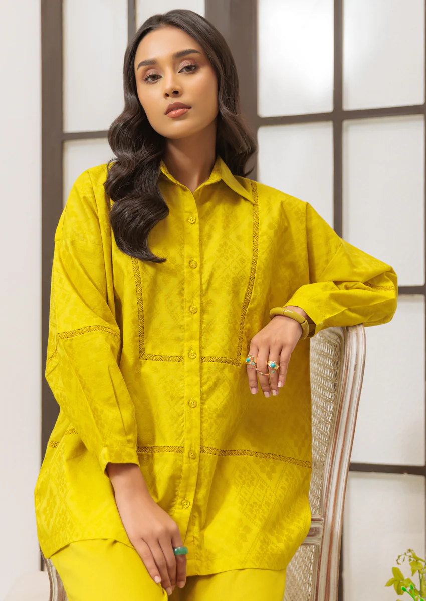 L-Green-Jacquard-2 Piece (W25SL2001) - Image 3