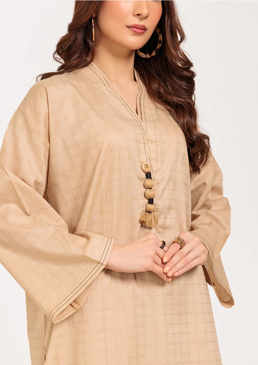 Beige-Jacquard-2 Piece (W25SL2031) - Image 6