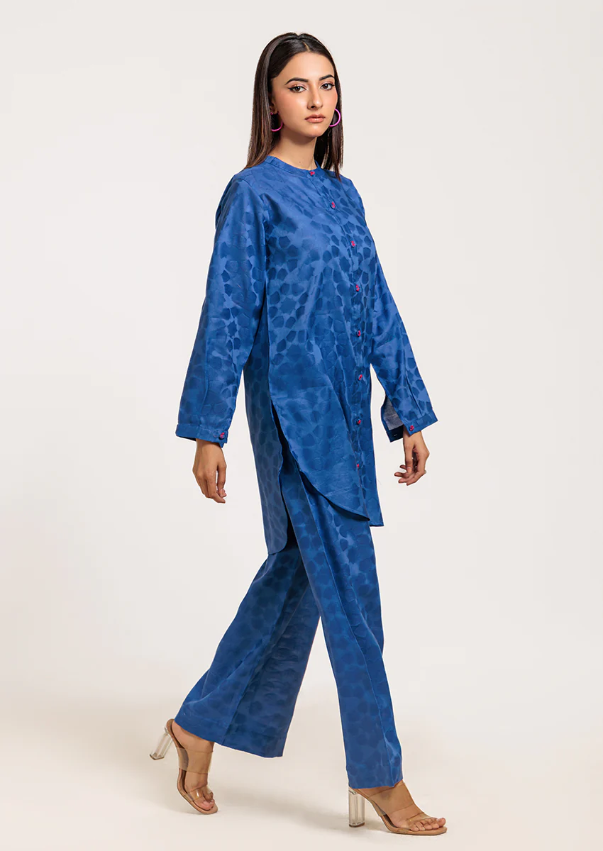 Blue-Jacquard - 2 Piece (W25Sl2033) - Image 4