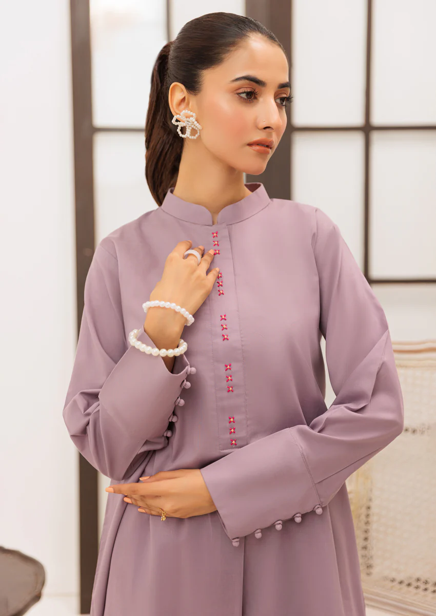 Purple-Cambric-2 Piece (W25SL2043) - Image 5