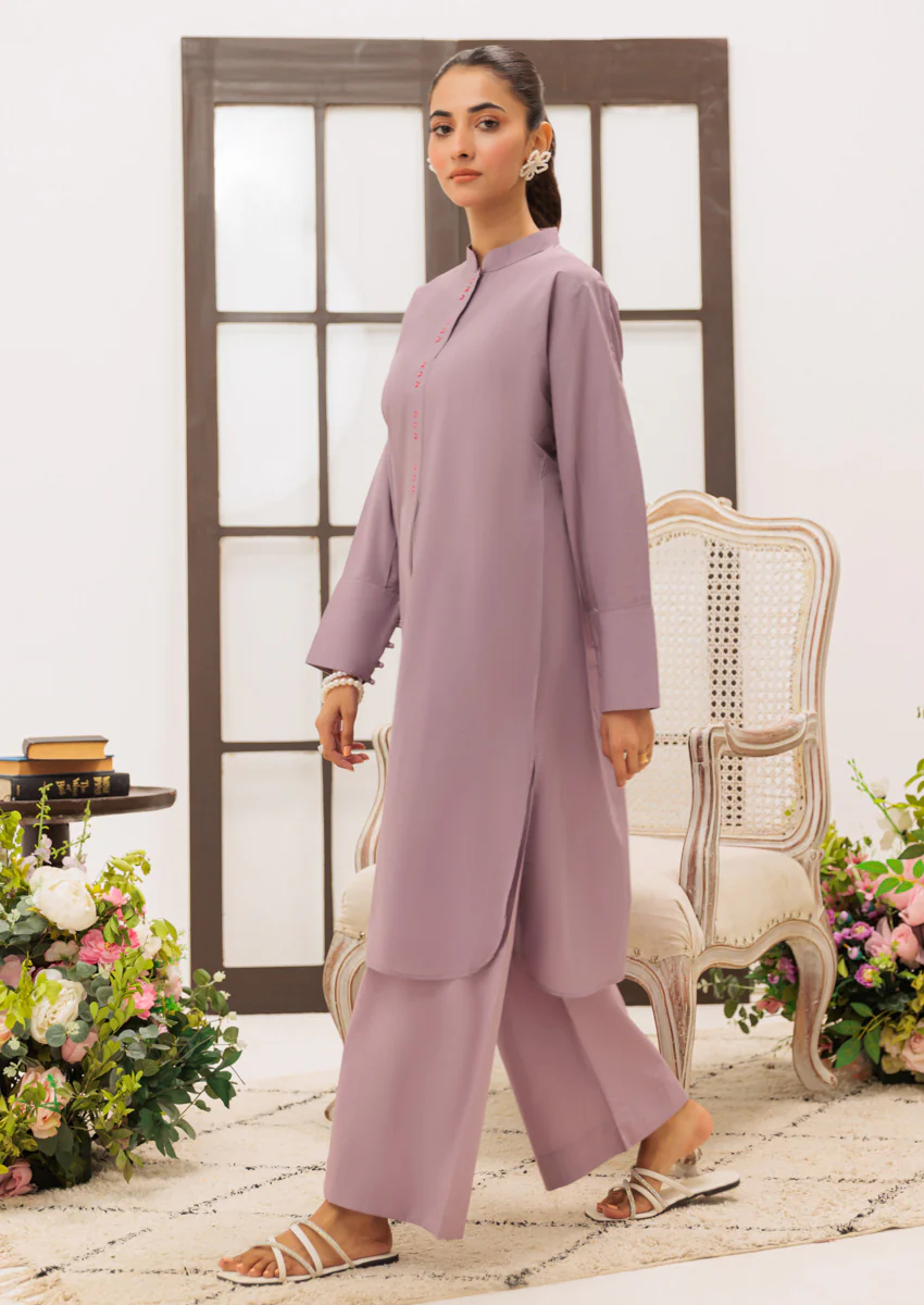Purple-Cambric-2 Piece (W25SL2043) - Image 6