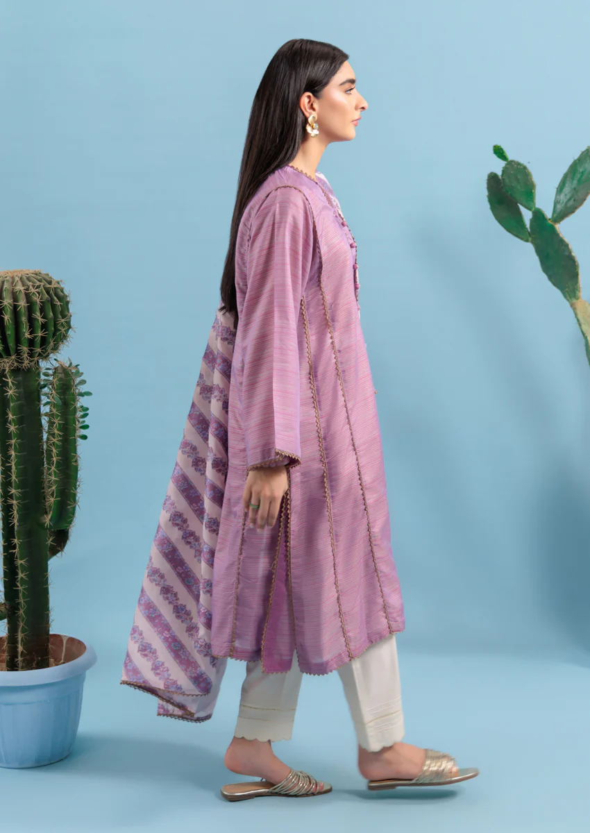 Lavender-Cotton-2 Piece (W25SL2045) - Image 4