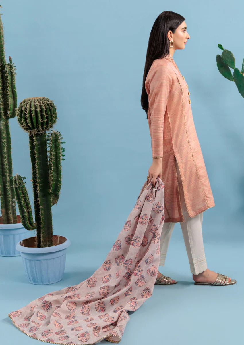 Peach-Cotton-2 Piece (W25SL2046) - Image 4