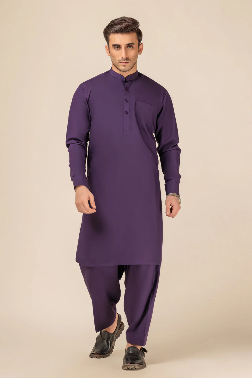 WALNUT-BLENDED-SHALWAR SUIT - (GSBS23-023) - Image 2