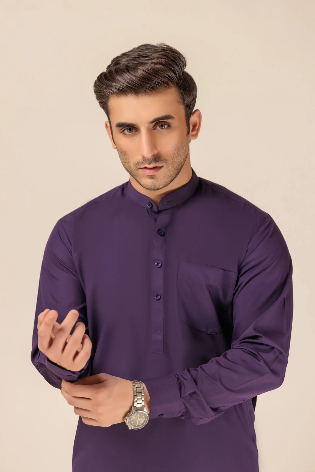 WALNUT-BLENDED-SHALWAR SUIT - (GSBS23-023) - Image 3