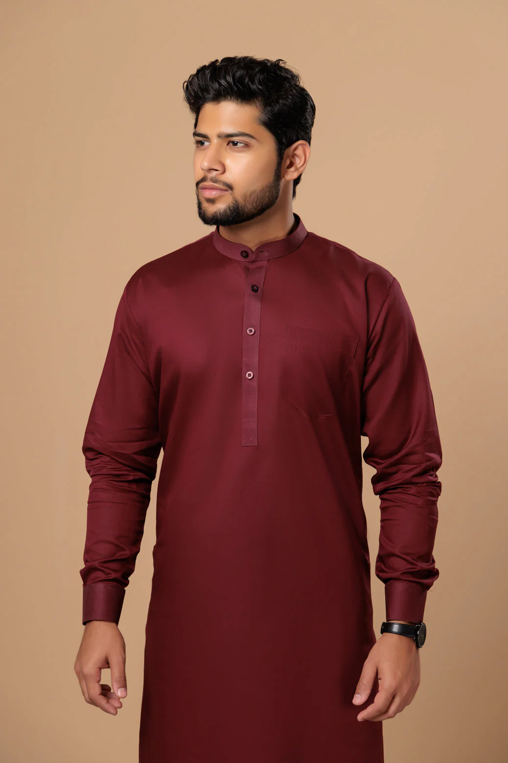 WHITE-BLENDED-SHALWAR SUIT- (GSBS23-008) - Image 4