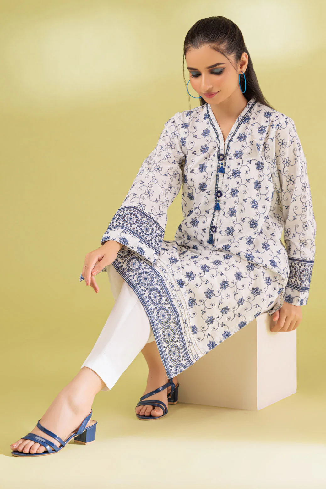 WHITE-CAMBRIC-1 PIECE (SAS231P08) - Image 3