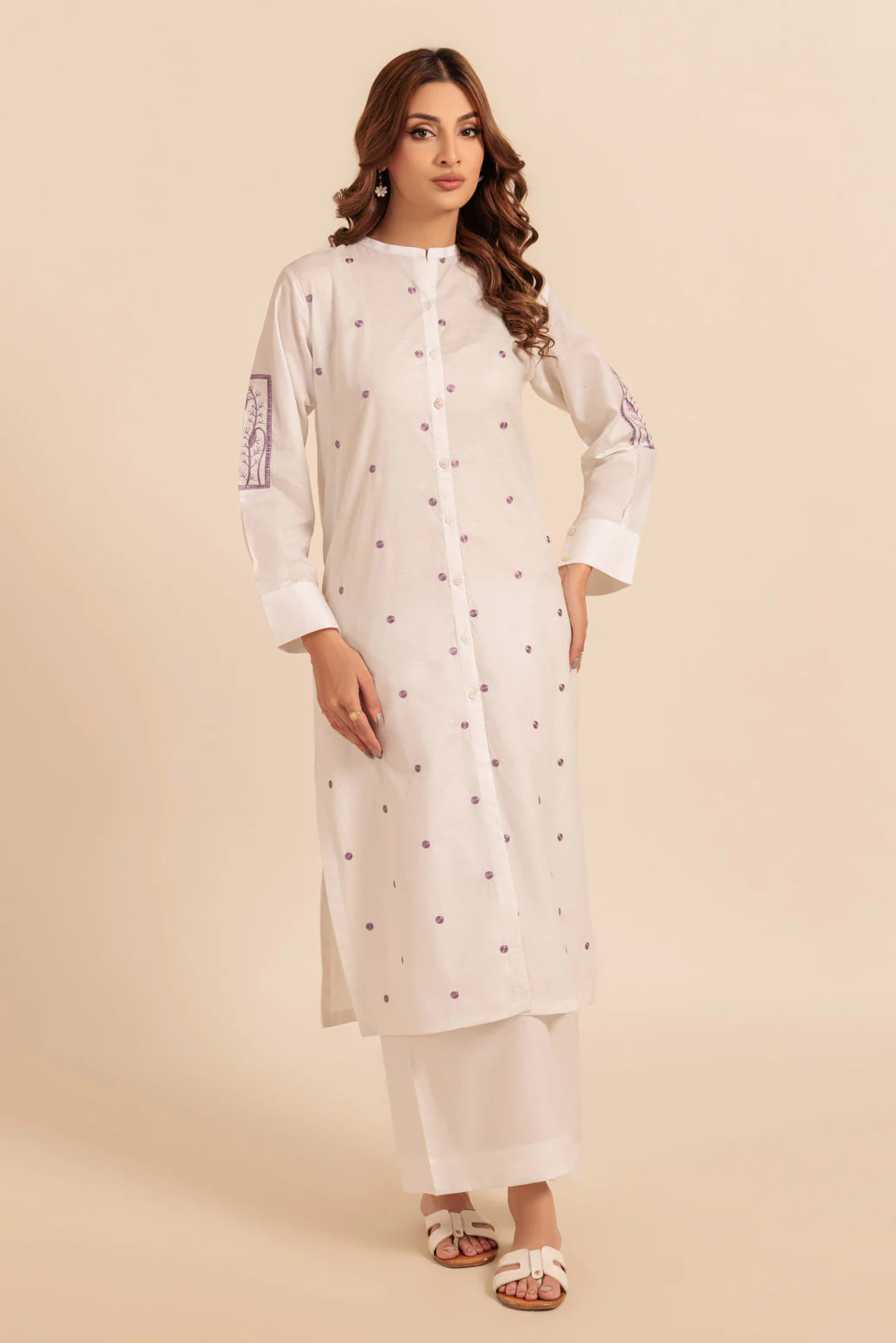 WHITE-CAMBRIC-2 PIECE (PWS5242P01) - Image 2