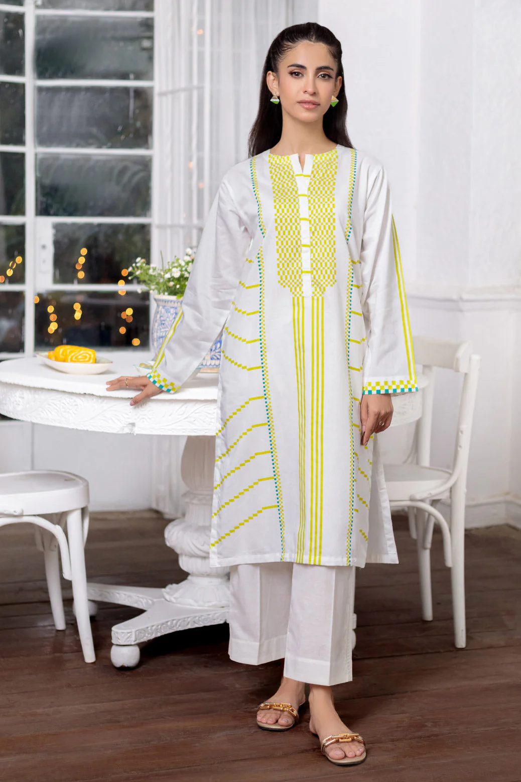 WHITE-DOBBY-2 PIECE (BS7242P07) - Image 3
