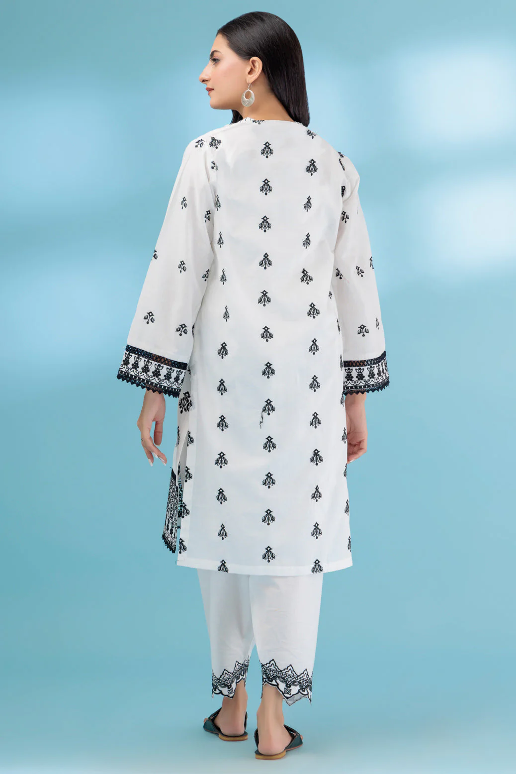 WHITE-DYED CAMBRIC-2 PIECE (BSHS232P02) - Image 3