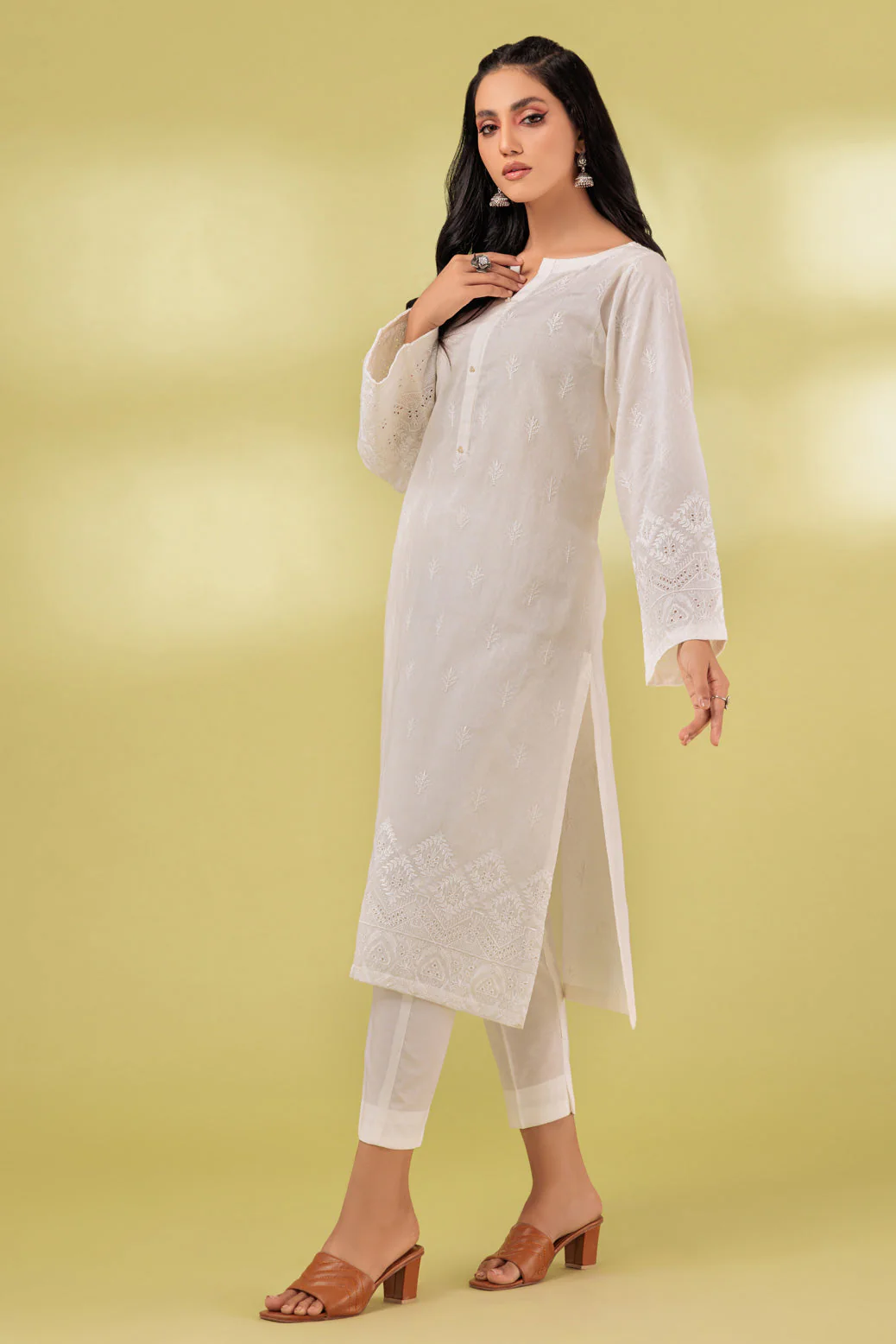WHITE-JACQUARD-1 PIECE (SRS231P02) - Image 3