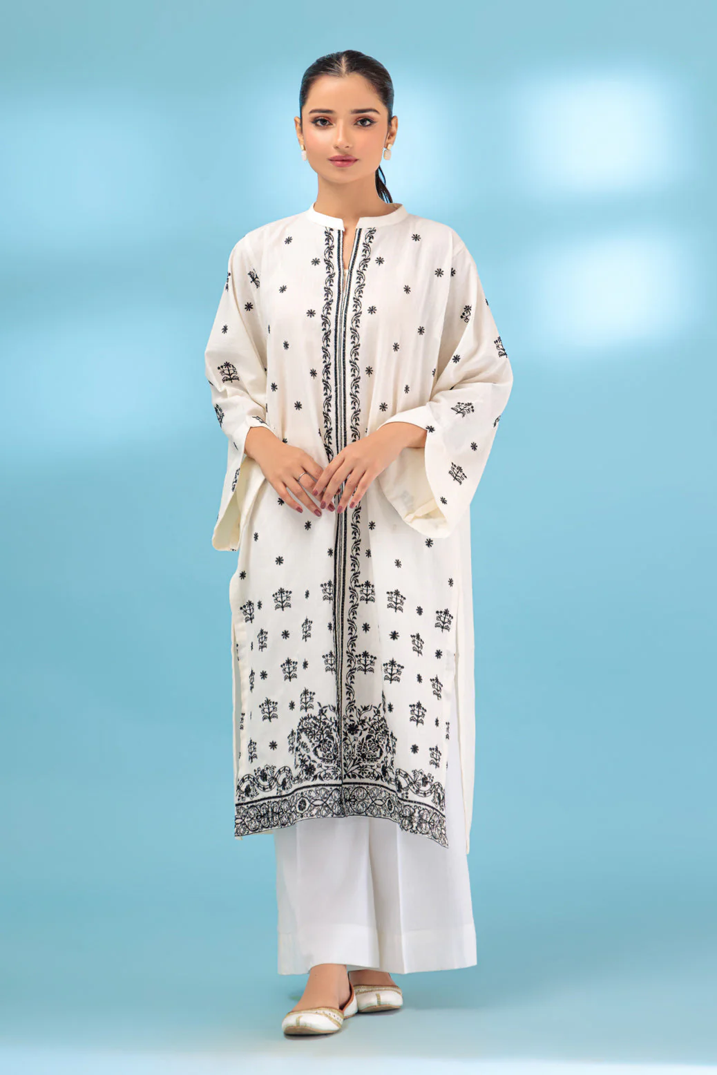 WHITE-JACQUARD-1 PIECE (SSS231P20) - Image 3