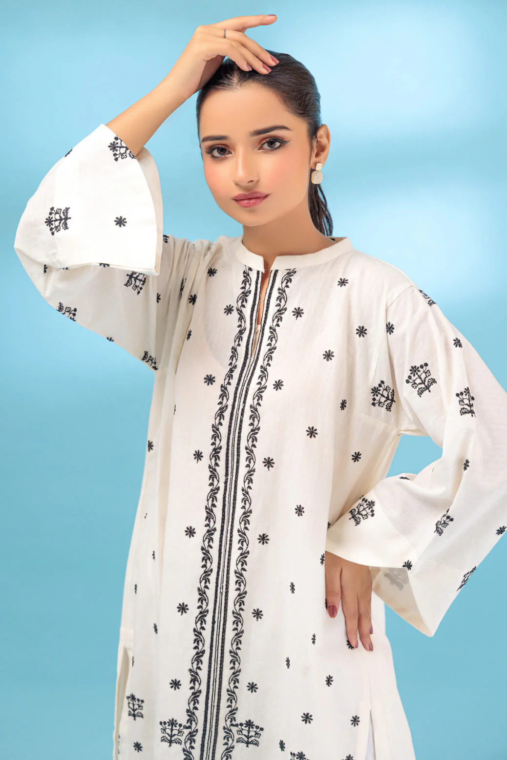 WHITE-JACQUARD-1 PIECE (SSS231P20) - Image 4
