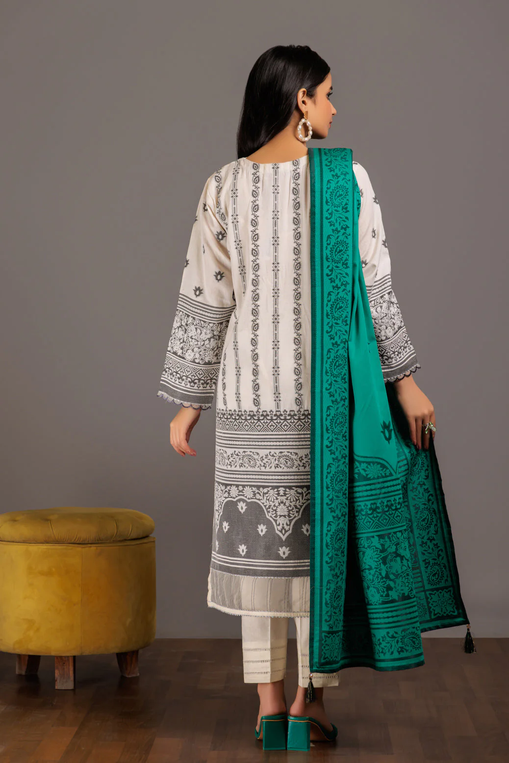 WHITE-JACQUARD-3 PIECE (JAS233P21) - Image 5