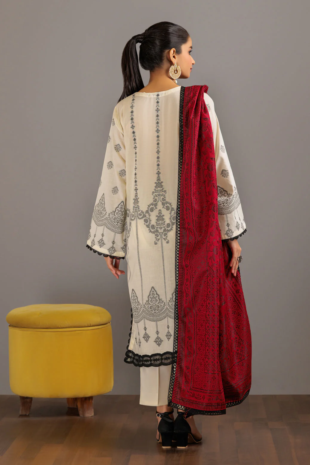 WHITE-JACQUARD-3 PIECE (JHS233P06) - Image 4