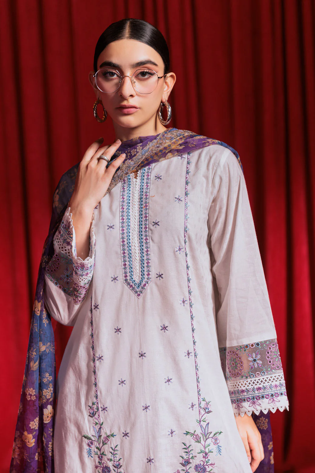 WHITE-JACQUARD-3 PIECE (PWS6243P05) - Image 2
