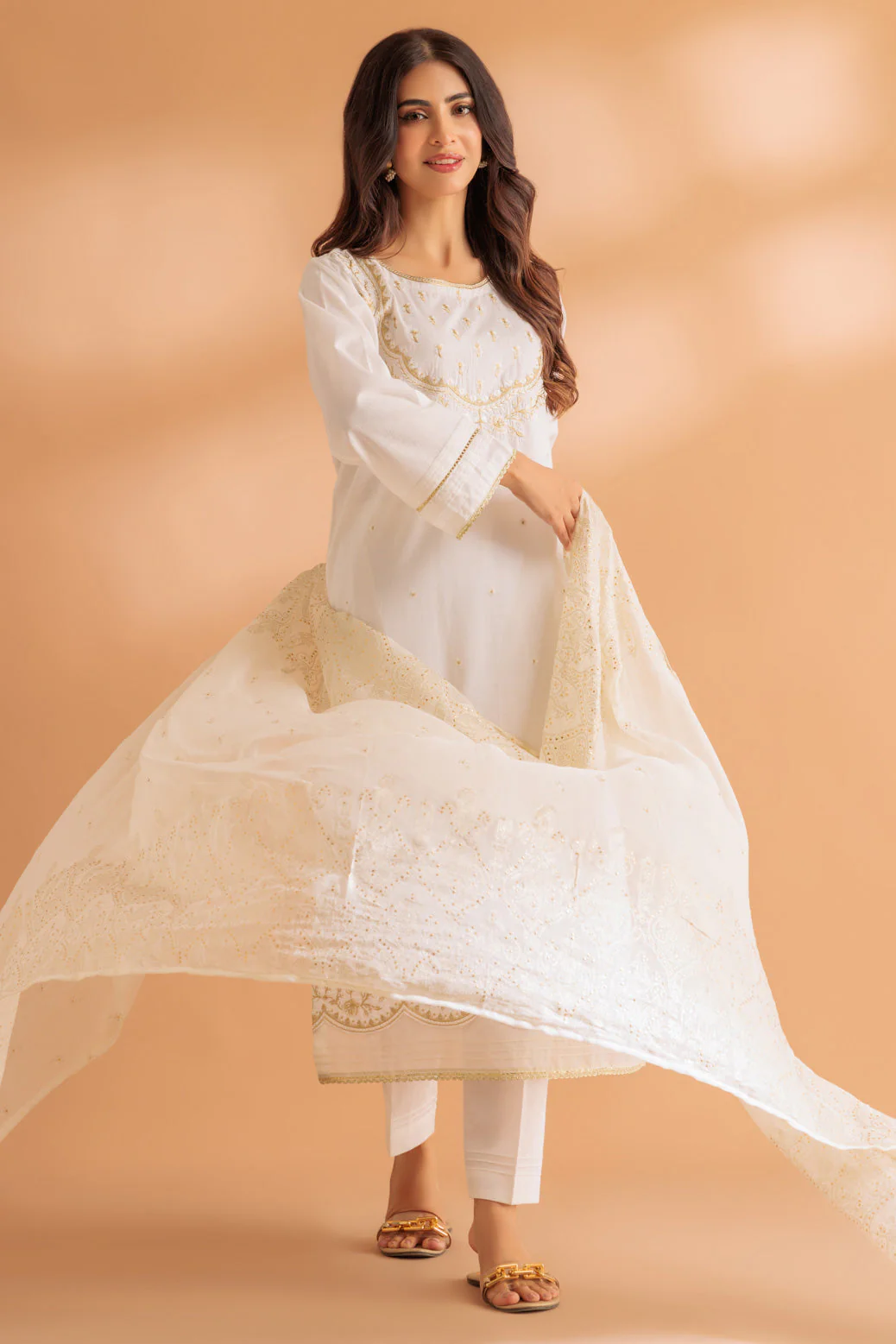 WHITE-JACQUARD-3 PIECE (SS5243P27) - Image 4