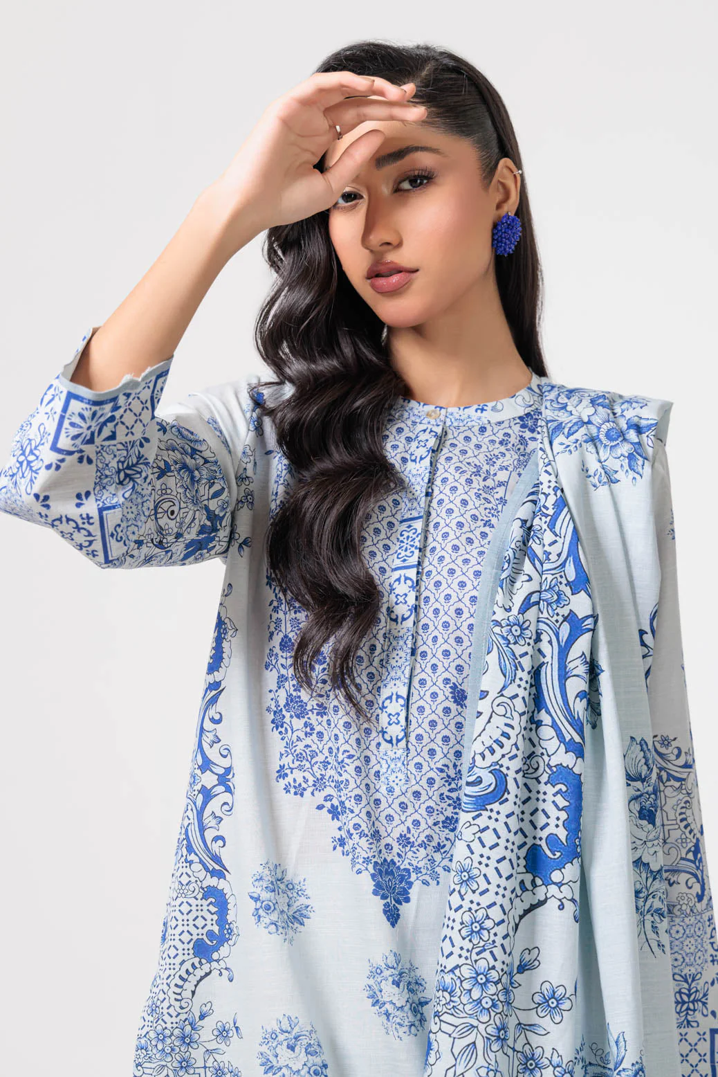 WHITE-KHADDAR-3 PIECE (WS2243P45) - Image 3