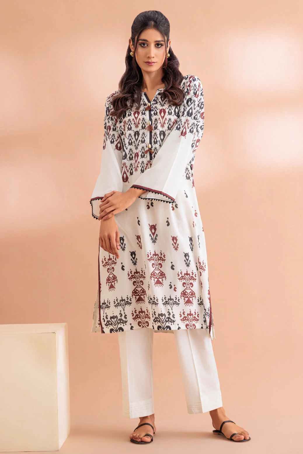 WHITE-LAWN-2 PIECE (2S24B2P184) - Image 4