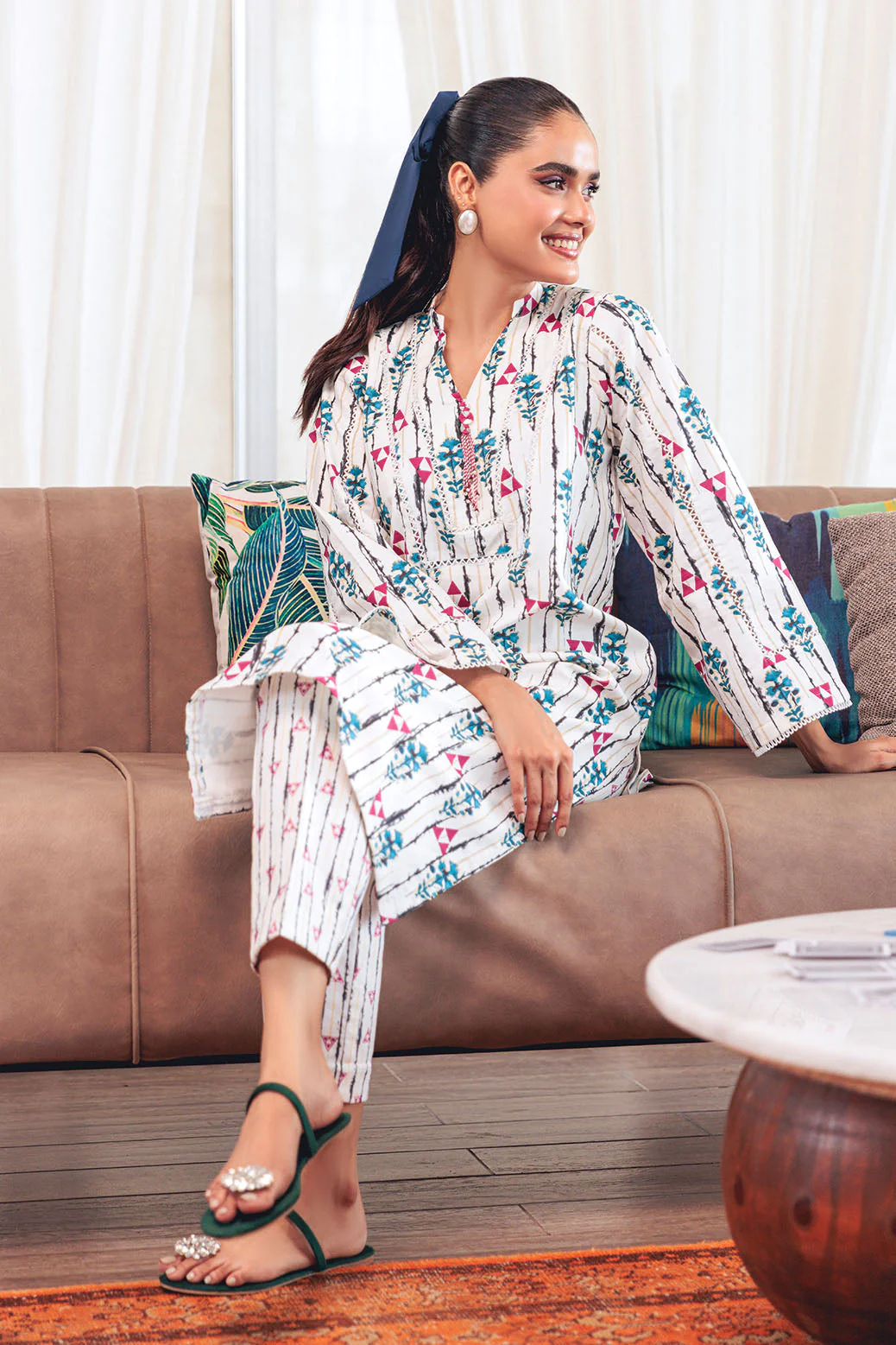 WHITE-LAWN-2 PIECE (BPS1242P17) - Image 3