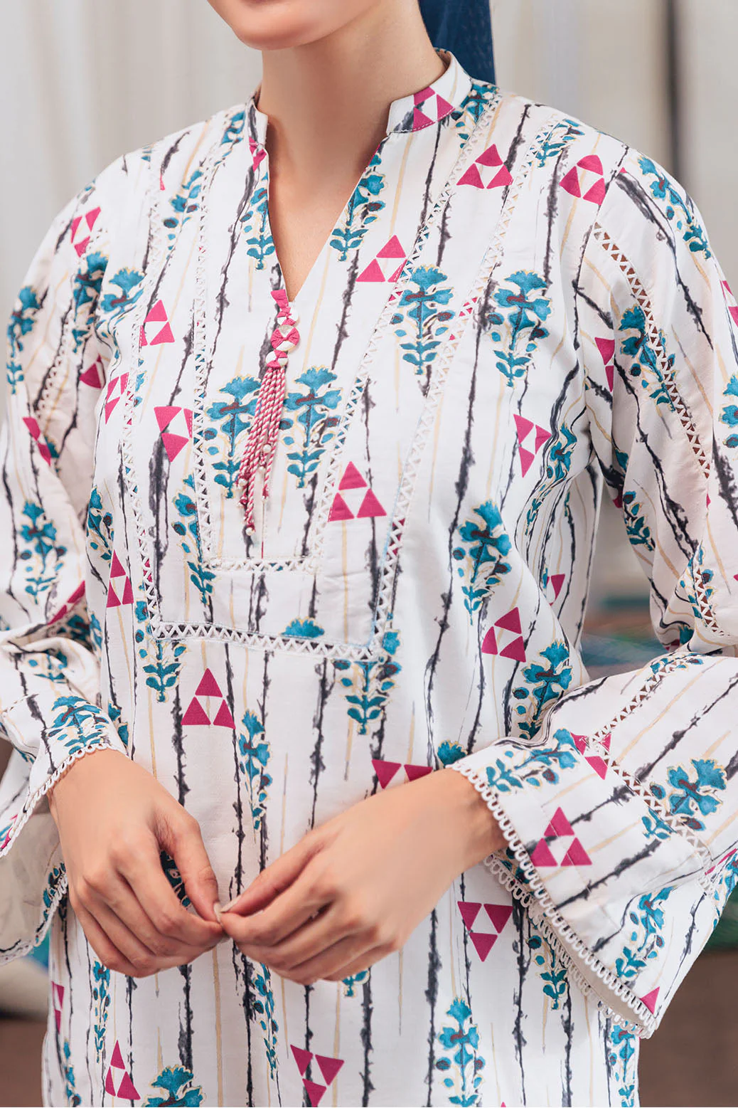 WHITE-LAWN-2 PIECE (BPS1242P17) - Image 4