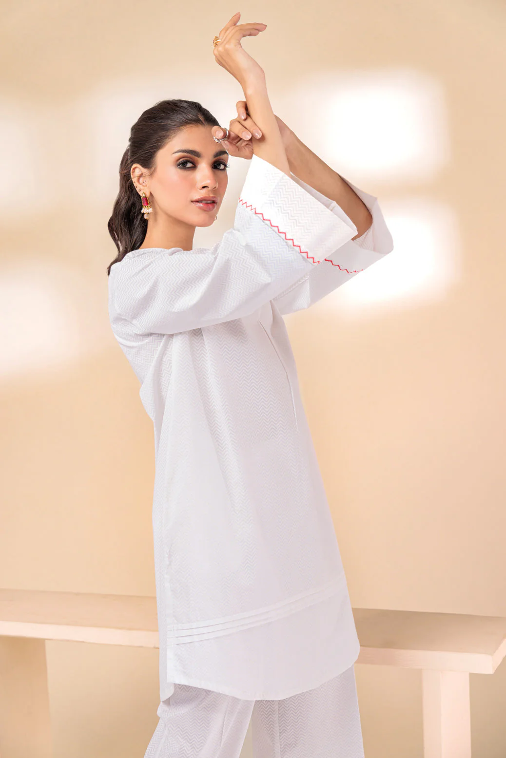 WHITE-LAWN-2 PIECE (SRS232P35) - Image 2