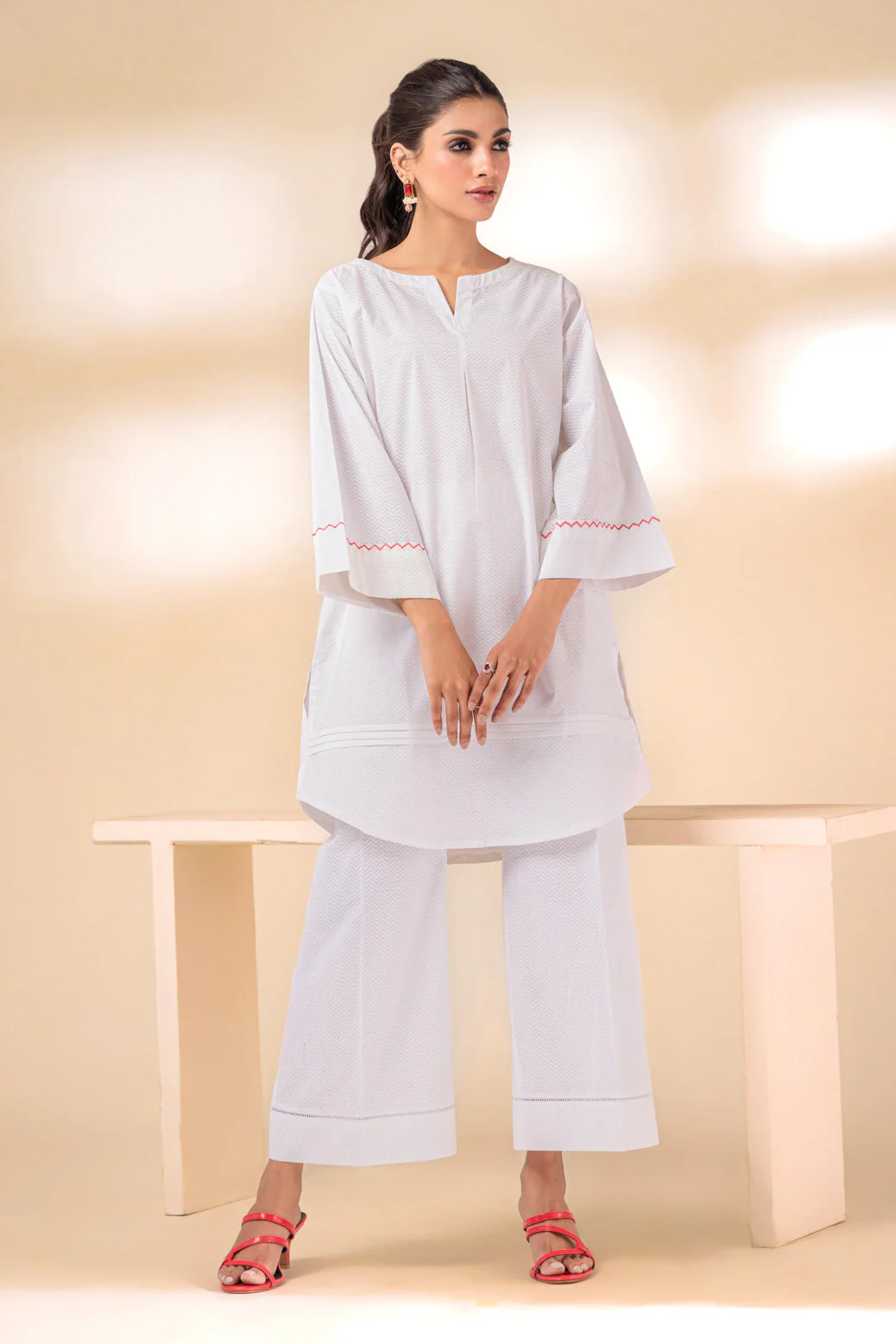 WHITE-LAWN-2 PIECE (SRS232P35) - Image 3