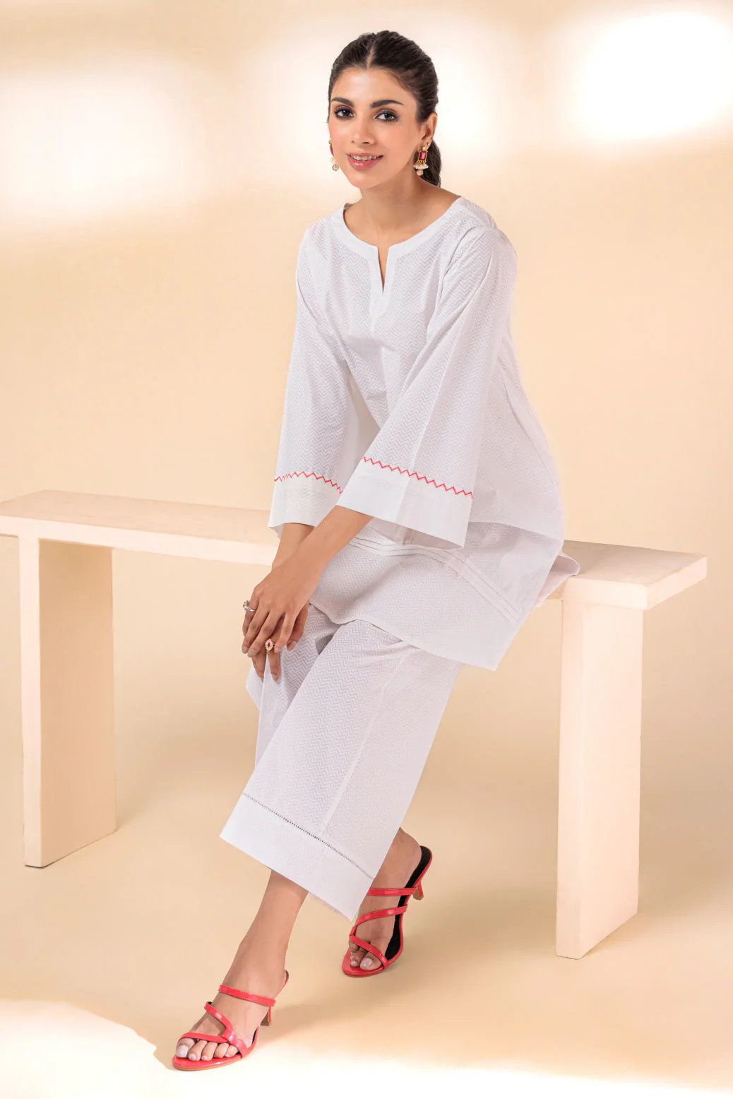 WHITE-LAWN-2 PIECE (SRS232P35) - Image 4