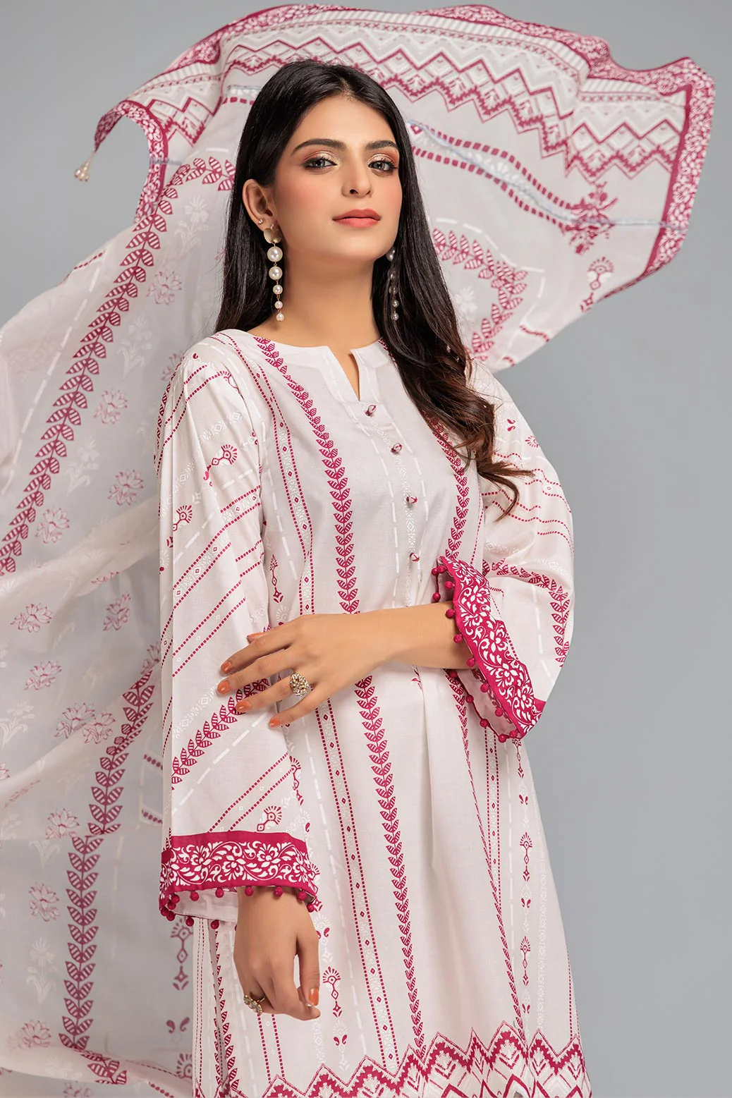 WHITE-LAWN-3 PIECE (BSRS233P08) - Image 3