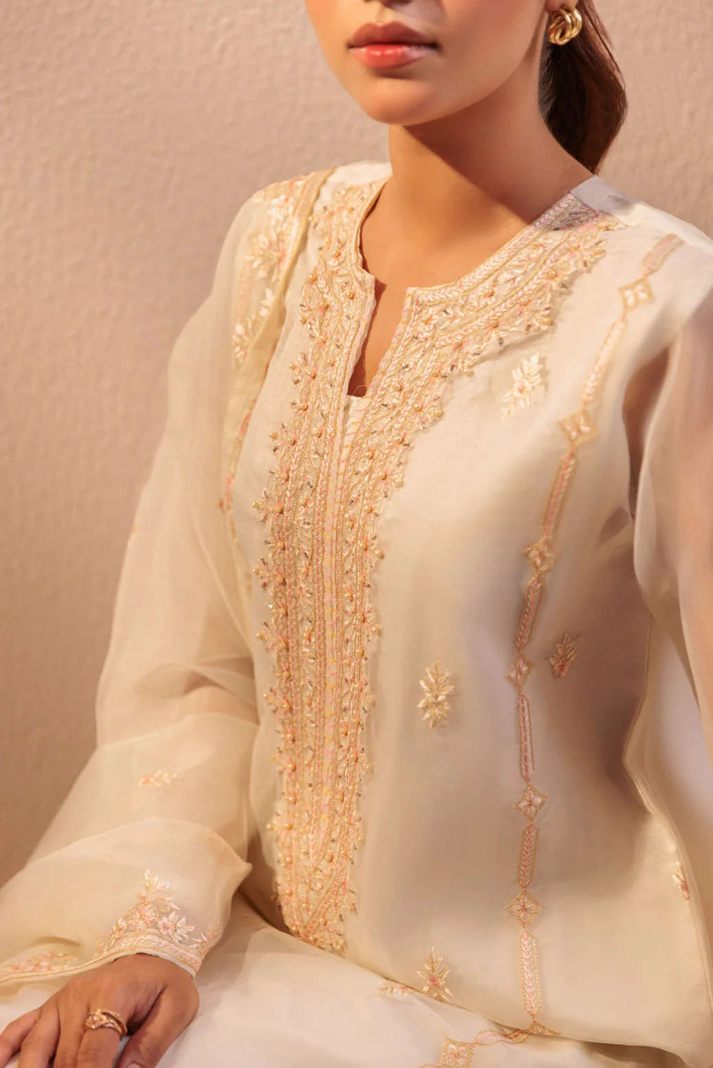 WHITE-ORGANZA-3 PIECE (BS5243P09) - Image 2