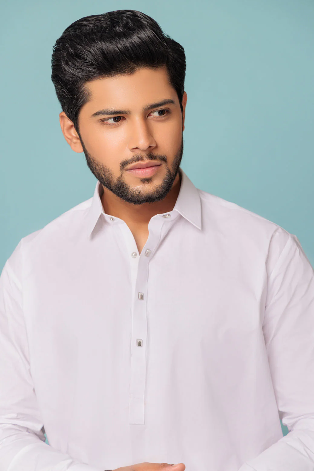 WHITE-SHAHKAR LATHA-SHALWAR SUIT - (GSSW23-090) - Image 2