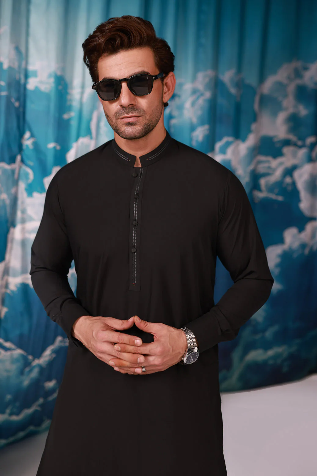 WINE-BLENDED-KURTA TROUSER - (KSW24-005) - Image 2