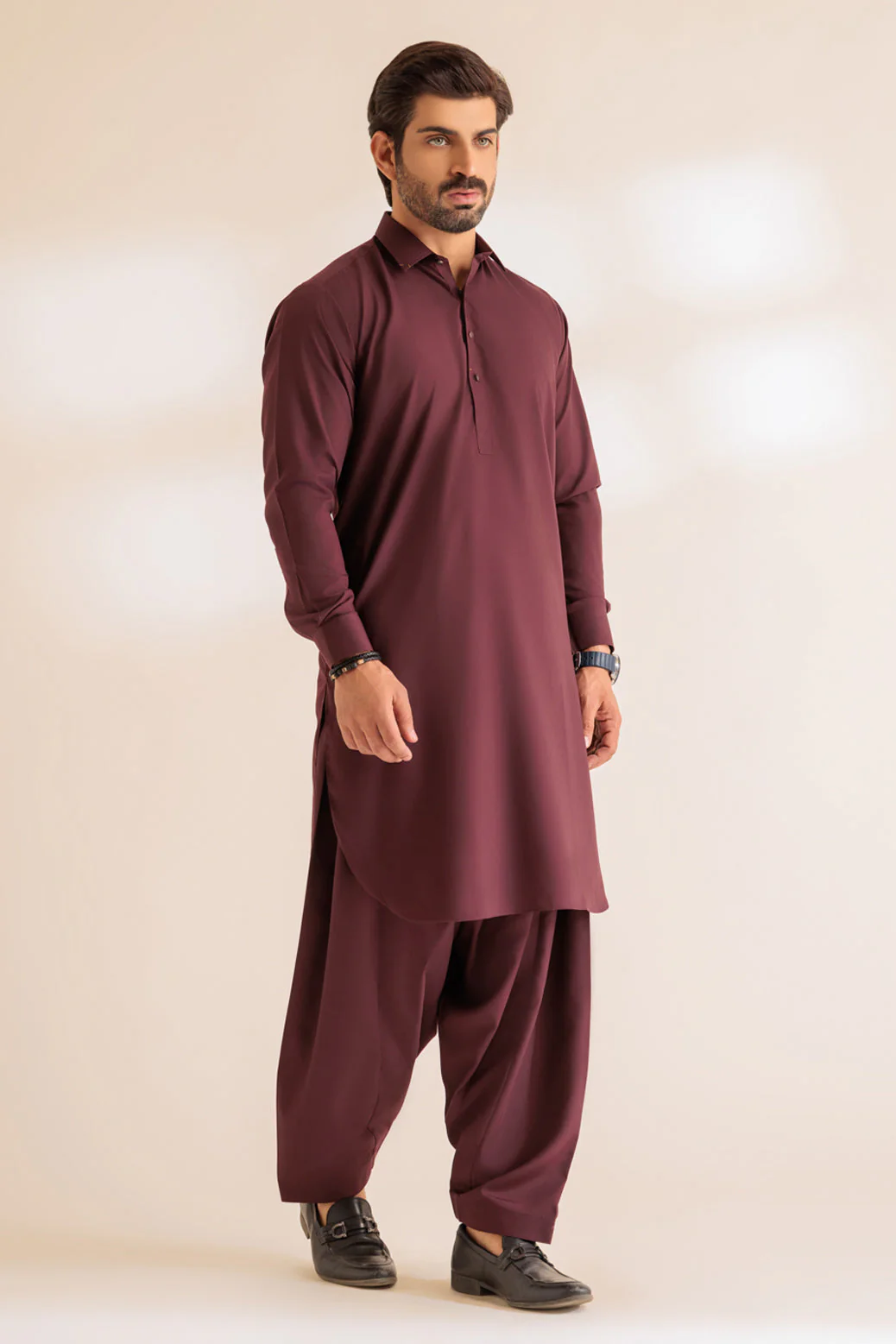 WINE-BLENDED-SHALWAR SUIT - (GSSS24-004) - Image 4
