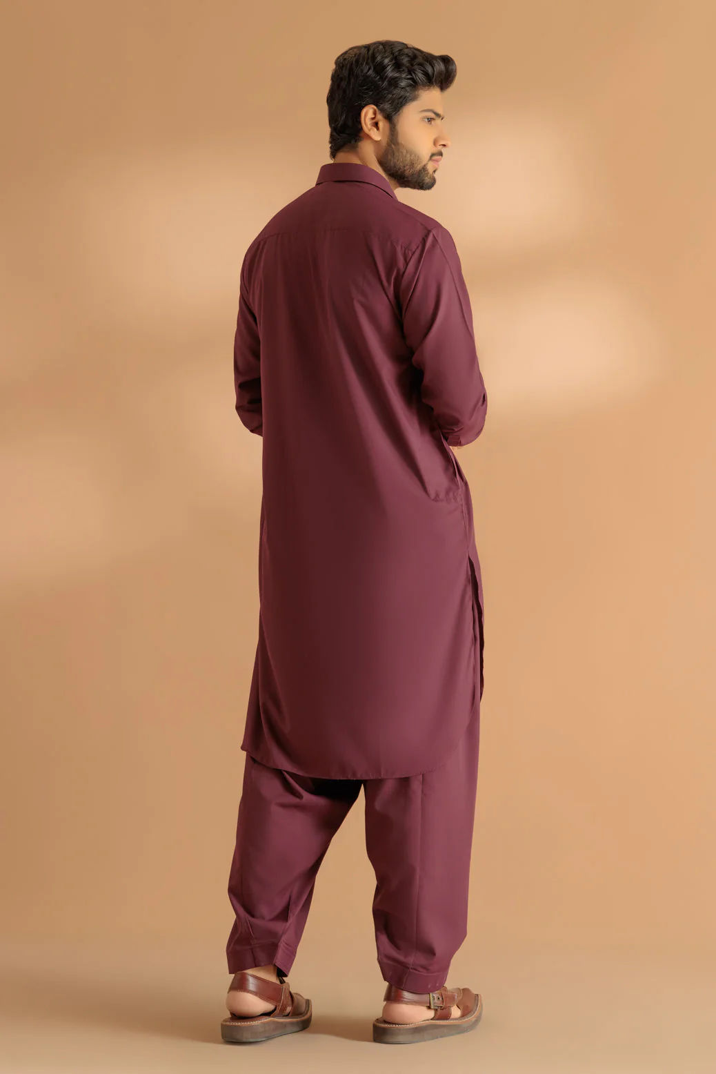WINE-BLENDED-SHALWAR SUIT - (GSSS24-021) - Image 2