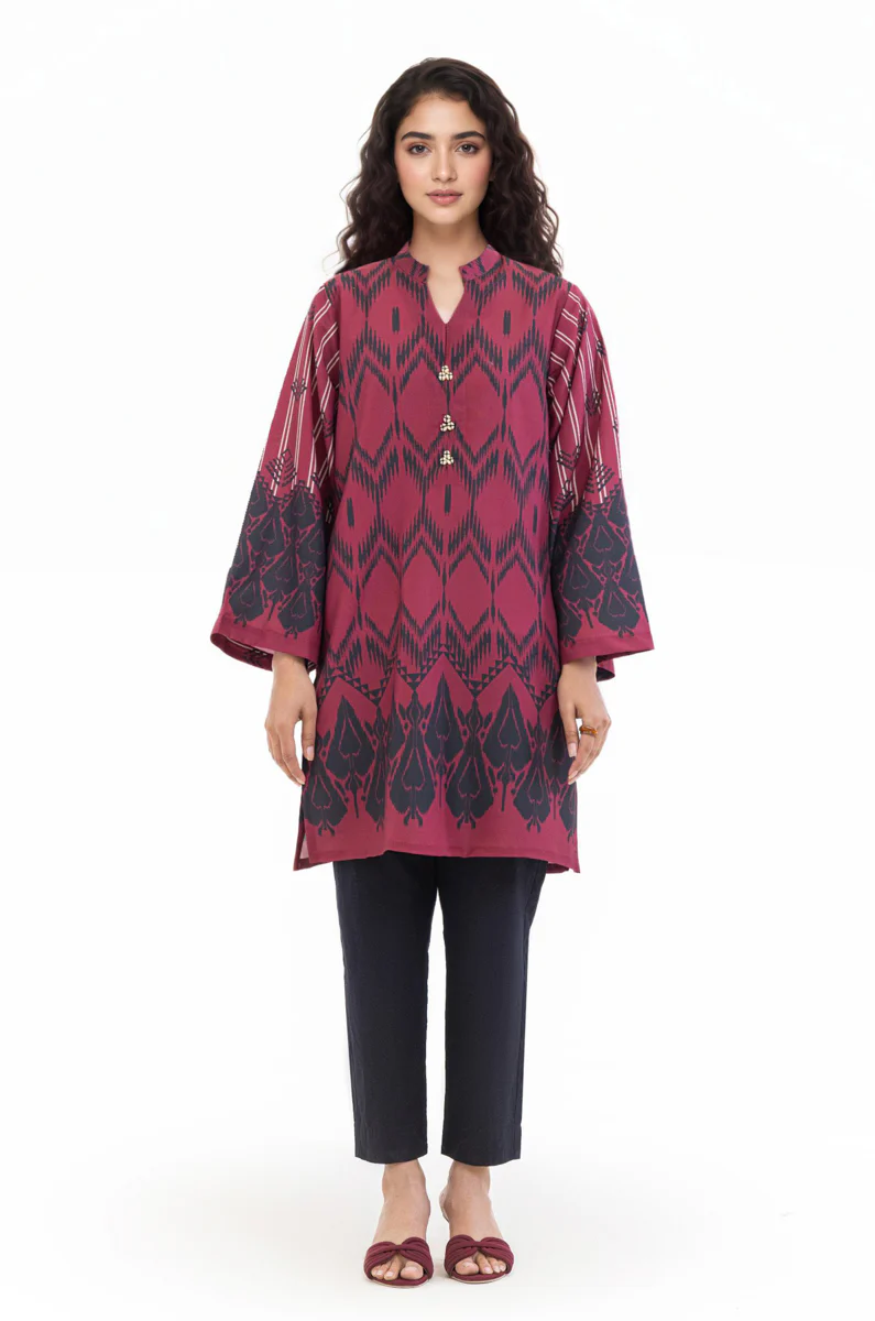 Maroon-Poly-Dobby-1 Piece (WP1PPBW25HR10N2) - Image 3