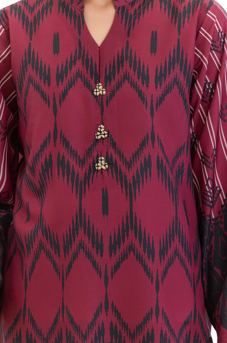 Maroon-Poly-Dobby-1 Piece (WP1PPBW25HR10N2) - Image 8