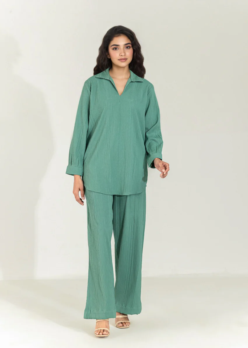 Sage-Flannel-2 Piece (WP2PSBS26HR1F34) - Image 3