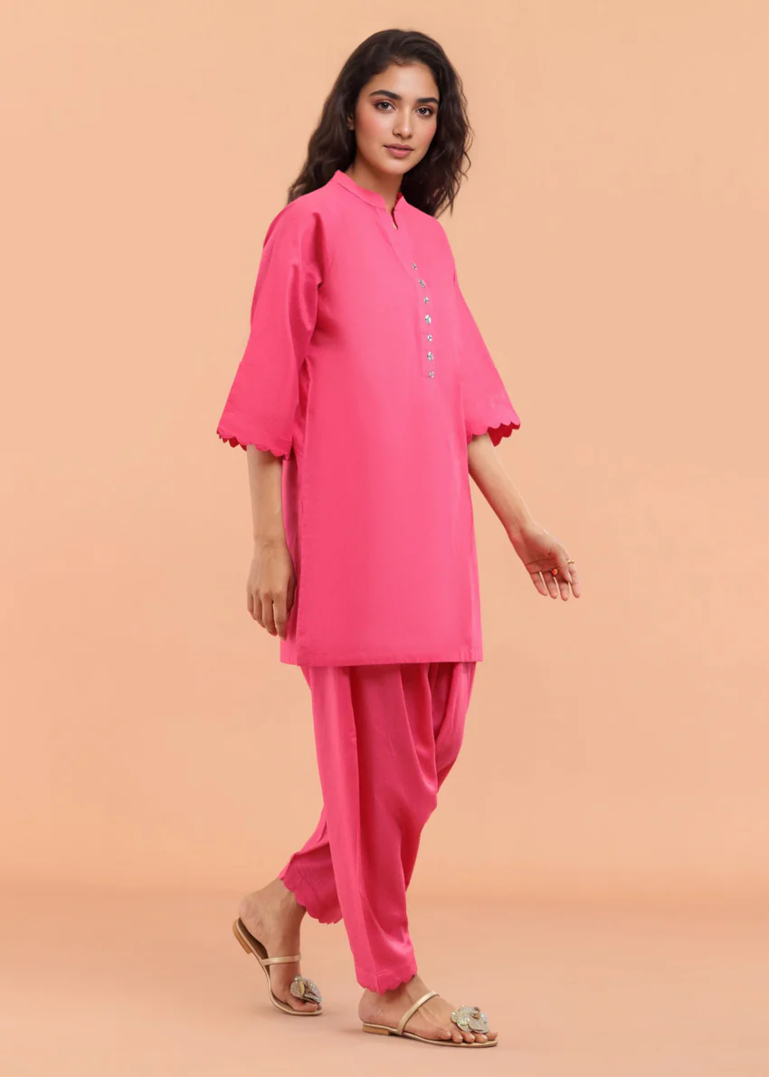 Hot-Pink-Lawn-2 Piece (WP2PSBS26HR3A14) - Image 4