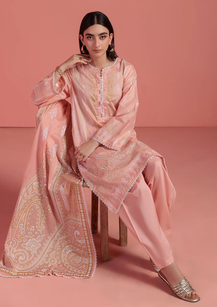 B-Pink-Lawn - 3 Piece (WP325ZA11) - Image 5