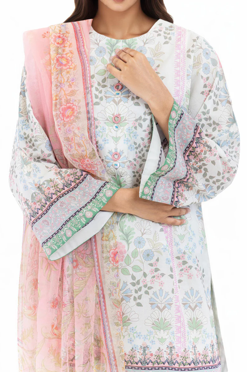 Beige-Lawn-3 Piece (WP3PPBS26B1F43) - Image 4