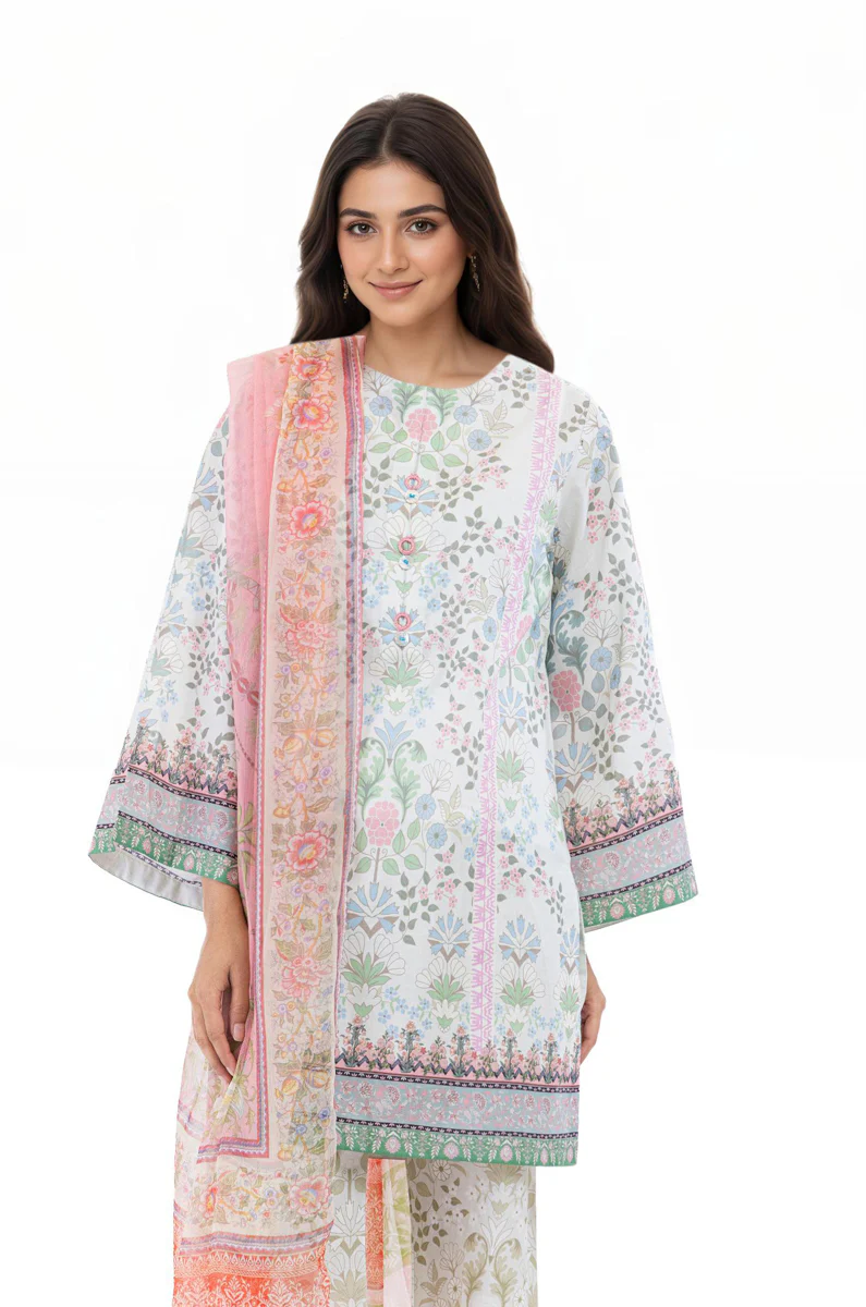 Beige-Lawn-3 Piece (WP3PPBS26B1F43) - Image 5