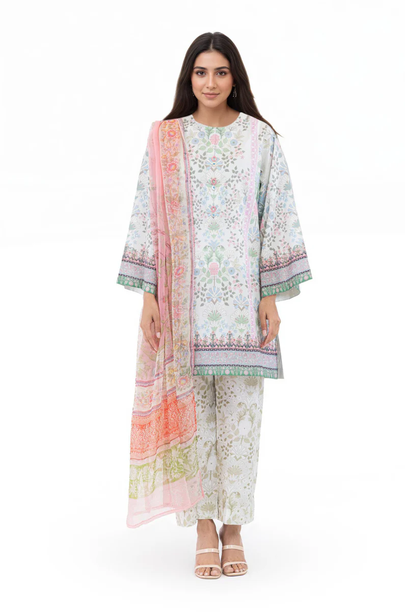 Beige-Lawn-3 Piece (WP3PPBS26B1F43) - Image 6