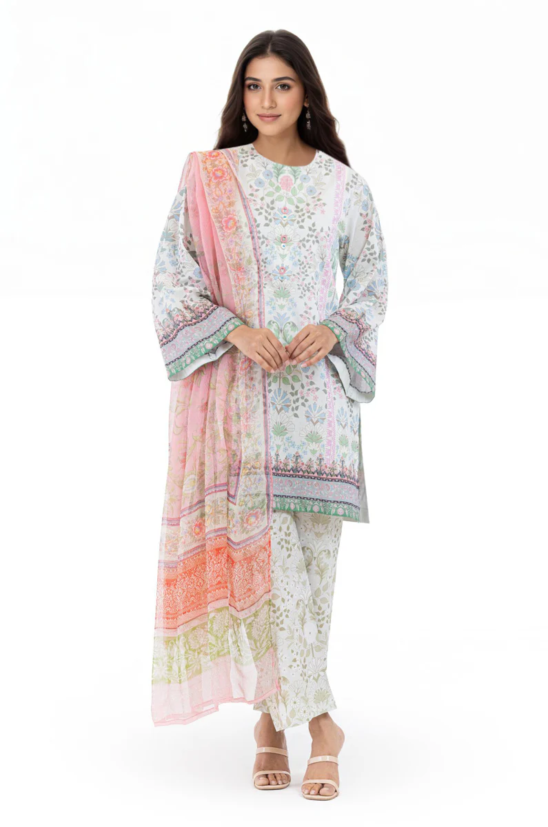 Beige-Lawn-3 Piece (WP3PPBS26B1F43) - Image 7